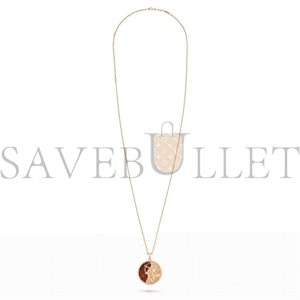 VAN CLEEF ARPELS ZODIAQUE LONG NECKLACE SAGITTARII (SAGITTARIUS) - ROSE GOLD, PIETERSITE  VCARP9R700